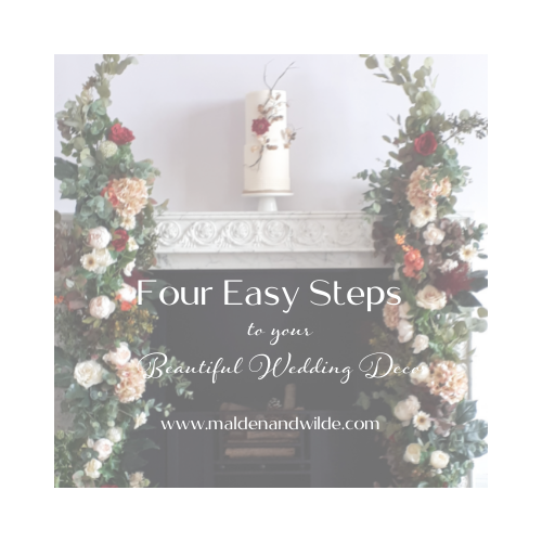 Four Easy Steps to Your Beautiful Wedding Decor
