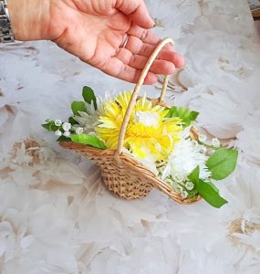 flowergirl spring basket