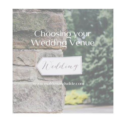 Choosing your wedding venue