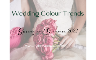 Wedding Colour Trends for Spring and Summer