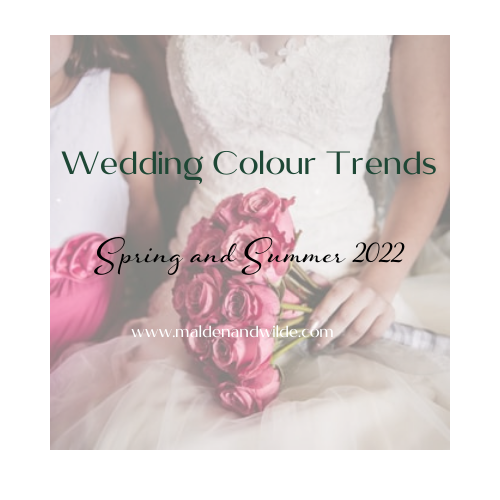 Wedding Colour Trends for Spring and Summer