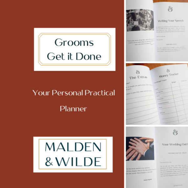 Groom's Planner book