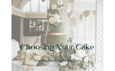 Expert Tips when Choosing your Wedding Cake