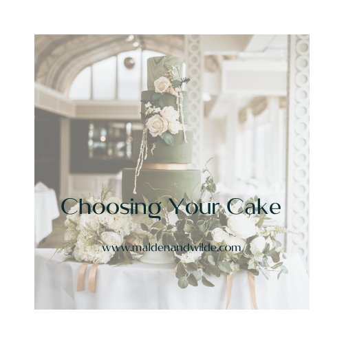 Expert Tips when Choosing your Wedding Cake