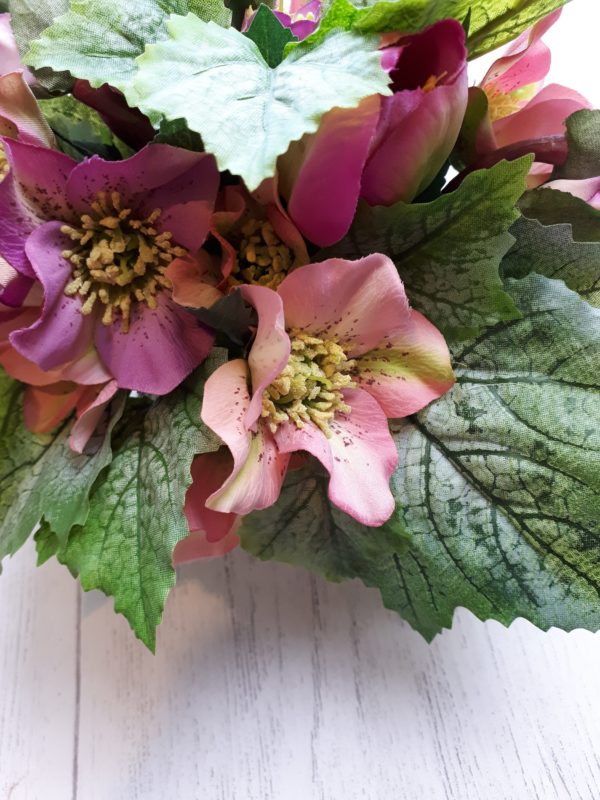 Pink and mauve flowers