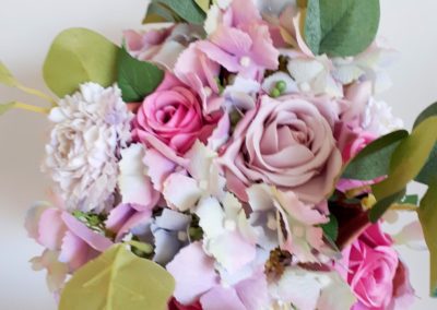 Image of pink, lilac and vintage pink flowers