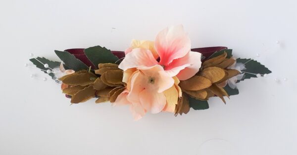 Groom's floral bowtie