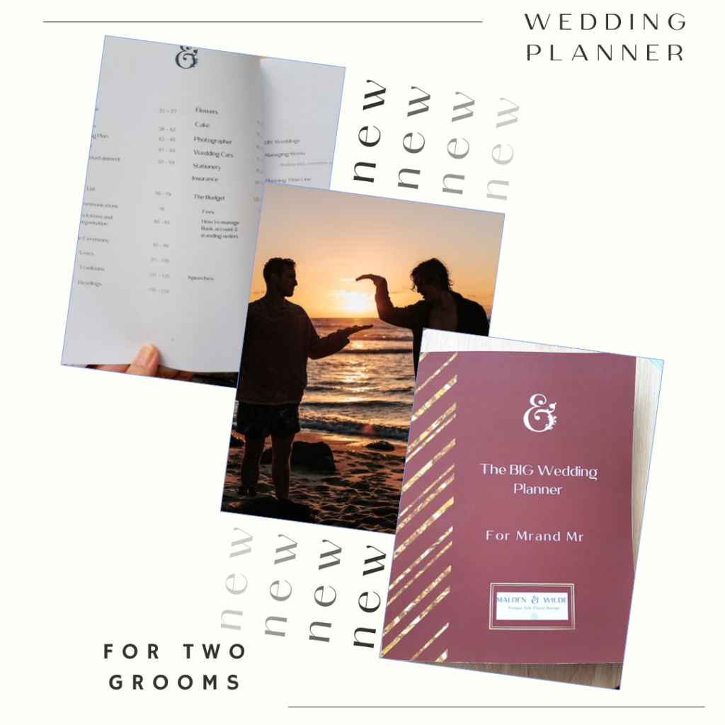 Complete wedding planner for two grooms