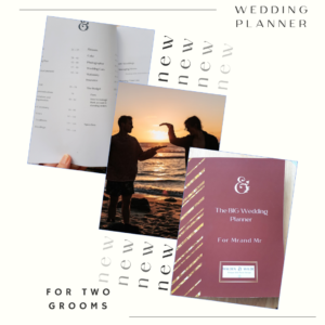 image of pages from wedding planner