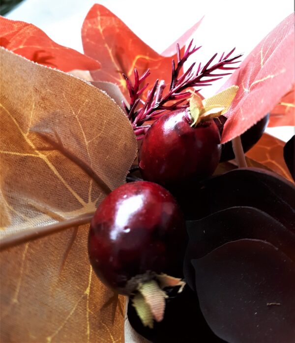 Image of faux dark red hops