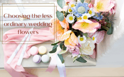 Choosing the less ordinary wedding flowers